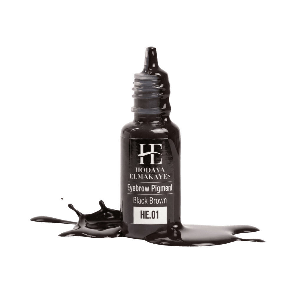 פיגמנט גבות גוון מס 1 BLACK BROWN - SOL