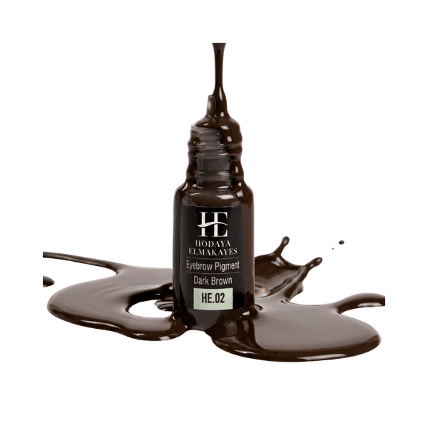 פיגמנט גבות גוון מס 2 DARK BROWN - SOL
